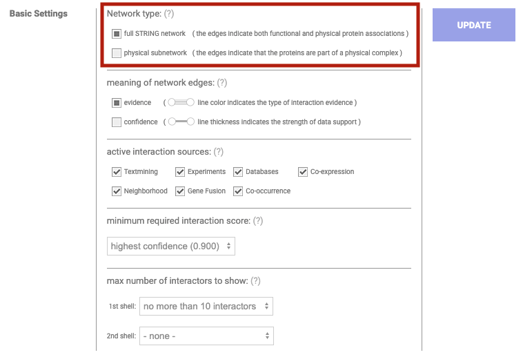 What is STRING network? - STRING Help